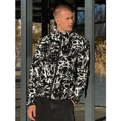 Куртка ТВОЕ, размер 2XL, черный/белый