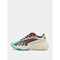 Кроссовки PUMA Spirex, размер 39 EU, красный, бежевый, голубой