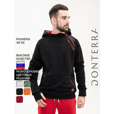 Худи DONTERRA Спортивная коллекция, размер 54, , черный