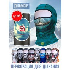 Балаклава Funtomask для мужчин, размер L/XL, зелeный