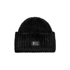 Шапка бини UGG Chunky Plush Cuff Beanie для женщин, размер OneSize, black