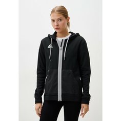 Толстовка adidas W TEAM FZ HOOD, размер 42-44, , черный