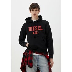 Худи DIESEL, размер 48, , черный