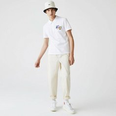 Поло LACOSTE, размер T7, белый