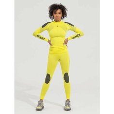 Комплект термобелья V-Motion Alpinesports women, размер 48, желтый/черный