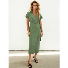 Платье WONDERCLO PL0423JatZap/, размер XXL, оливковый