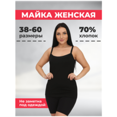 Майка AL&IR Textile Ivanovo, 1 шт., размер 50, черный