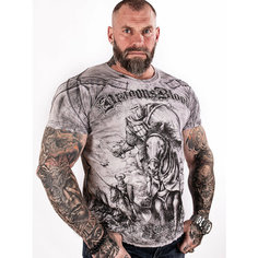 Футболка SINNERs BONES, размер 2XL, серый