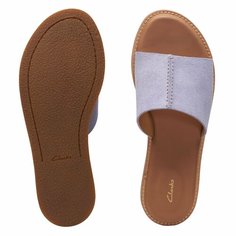 Сабо Clarks, размер 36 EU, фиолетовый