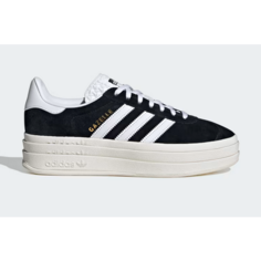 Кеды adidas Originals Gazelle Bold, размер 4 UK, Core Black/Cloud White/Core White