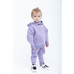 Костюм спортивный KIDDY CHIC, размер 80, фиолетовый