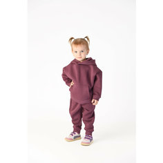 Костюм спортивный KIDDY CHIC, размер 80, бордовый