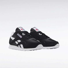 Кроссовки Reebok CL Nylon, размер 6 US, черный/белый