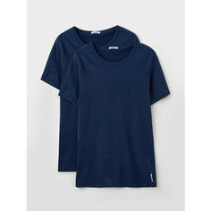 Футболка BIKKEMBERGS Essential - T-shirt Crew Neck, 2 шт., размер L, navy