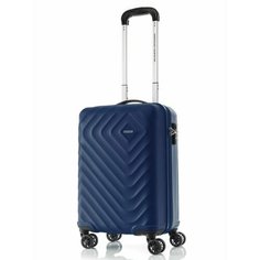 Чемодан American Tourister, 33 л, размер S, синий