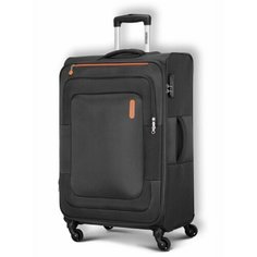 Чемодан American Tourister, 85 л, размер M, черный