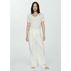 Футболка MANGO, размер S, белый