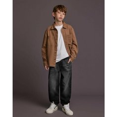 Джинсы Gloria Jeans, размер 10-12л/146-152, серый
