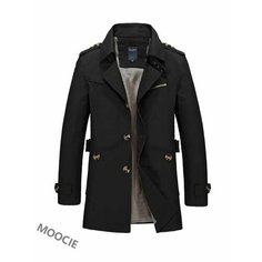 Плащ MOOCIE, размер 4XL/82-92кг180-185см Подходить, черный