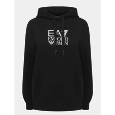 Худи EA7 EMPORIO ARMANI, размер S, , черный