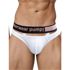 Трусы PUMP!, размер XXL, белый/черный/розовый