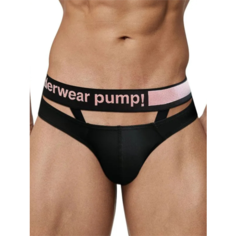 Трусы PUMP!, размер L, черный/розовый