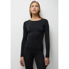 Лонгслив belle you ESSENTIALS, размер M/L, , черный меланж