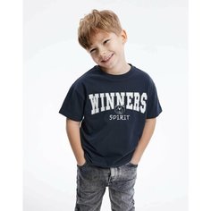 Футболка Gloria Jeans, размер 2-4г/104, темно-серый