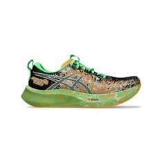 Кроссовки ASICS NOOSA TRI 16, полнота F, размер 8 US, черный, зеленый, оранжевый