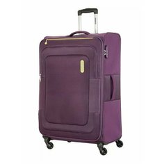 Чемодан American Tourister, 85 л, размер M, фиолетовый