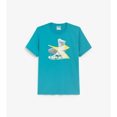 Футболка Diadora T-SHIRT SS ARCHIVE, размер TL, cиний