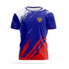 Футболка PANiN Brand, размер XL, красный, белый