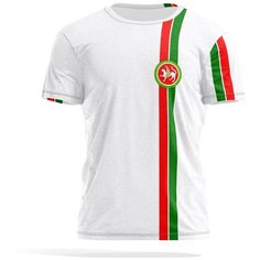 Футболка PANiN Brand, размер XXL, красный, белый