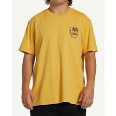 Футболка BILLABONG, размер 54, желтый