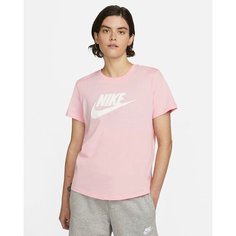 Футболка спортивная NIKE Essential ICON Futura Tee, размер M, pink