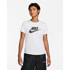 Футболка NIKE Essential ICON Futura Tee, размер M, white/black