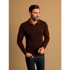 Джемпер LUIGGI FENZO, размер XL, , кирпичный