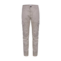 Брюки карго C.P. COMPANY Stretch Sateen Logo Cargo, размер 48, серый
