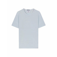 Футболка C.P. COMPANY 24/1 Jersey Dyed Logo, размер L, голубой