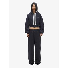Худи FABLE zip crop Uniform, размер XXS, , темно-синий