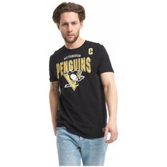 Футболка Atributika & Club Pittsburgh Penguins, размер XXL, черный