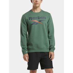 Худи Reebok, размер XXL, , зелёный