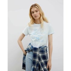 Футболка Gloria Jeans, размер M (44-46), голубой