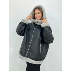 Дубленка классика Karmelstyle, размер 52, черный