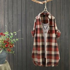 Рубашка , размер 2XL, красный Нет бренда