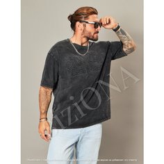 Футболка, 1 шт., размер 2xl, графитный нет