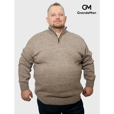 Джемпер Turhan, размер 4XL, , коричневый