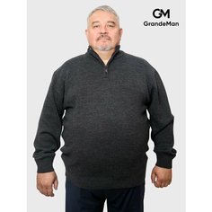 Джемпер Turhan, размер 4XL, , темно-серый