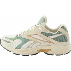 Кроссовки Reebok Road Prime, полнота F, размер 11 US, бежевый/зеленый