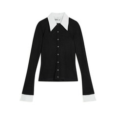 Кардиган OPEN YY Cotton Collar Cuffs, размер S, , black